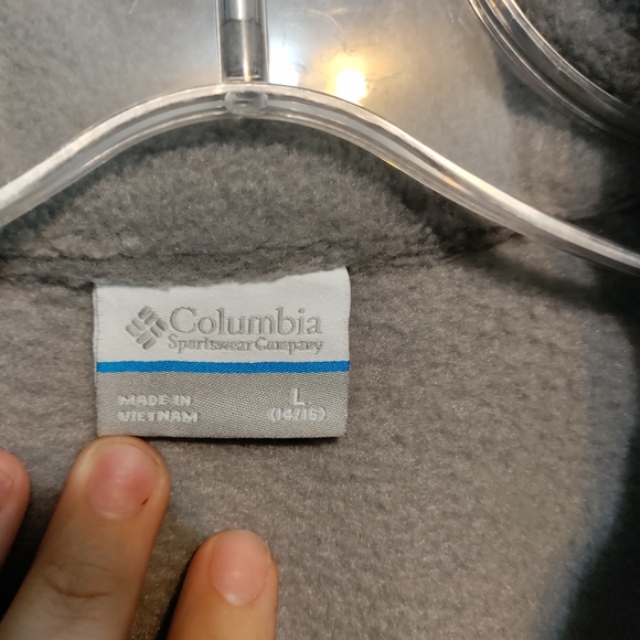 Columbia Youth Fleece Jacket Full Zip Size L 14/16 - Picture 4 of 9